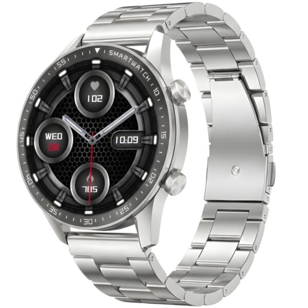 Smartwatch Gravity Srebrny Bransoleta + Pasek GT10-6