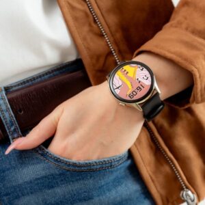 Smartwatch Gravity Złoty Pasek + Bransoleta GT11-1
