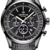 Zegarek Męski Giewont Chronograph Sapphire Czarny GW7650-A4