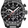 Zegarek Męski Giewont Chronograph Sapphire Czarny GW9140-B2