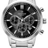 Zegarek Męski Giewont Chronograph Sapphire Srebrno Czarny GW8510-B1