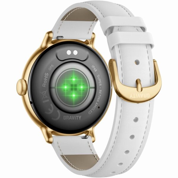 Smartwatch Gravity Złoty Bransoleta + Pasek GT33-2