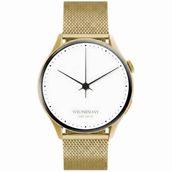 Smartwatch Gravity Złoty Pasek + Bransoleta GT11-3