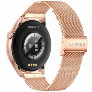 Smartwatch Gravity Różowe Złoto Pasek + Bransoleta GT11-5