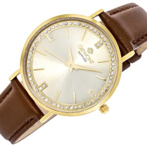 Zegarek Damski Giewont Sapphire Złoty GW5390-A3