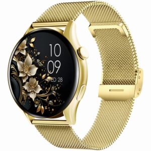 Smartwatch Gravity Złoty Pasek + Bransoleta GT11-4