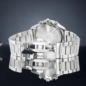 Zegarek Męski Giewont Chronograph Sapphire Srebrno Niebieski GW9460-B3